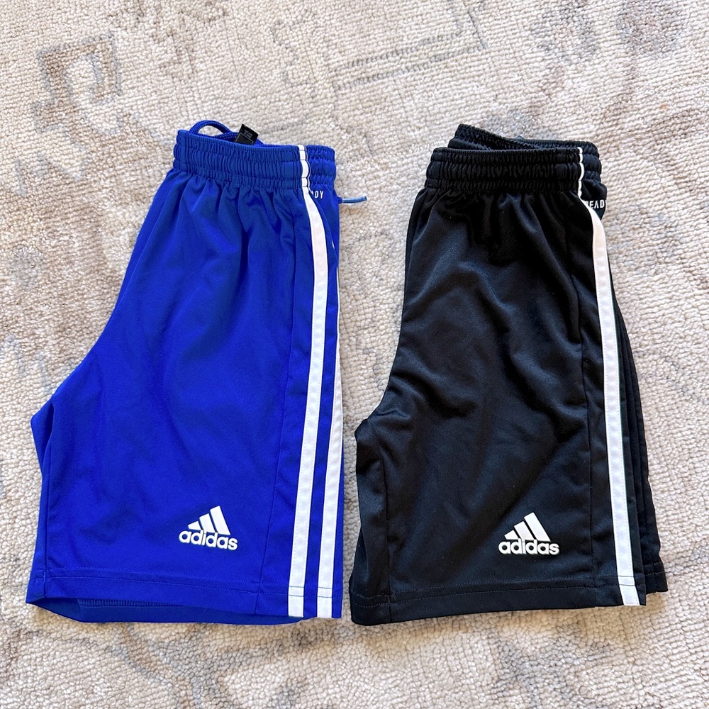 Lot of Boys Adidas shorts, 2 pairs size 9/10